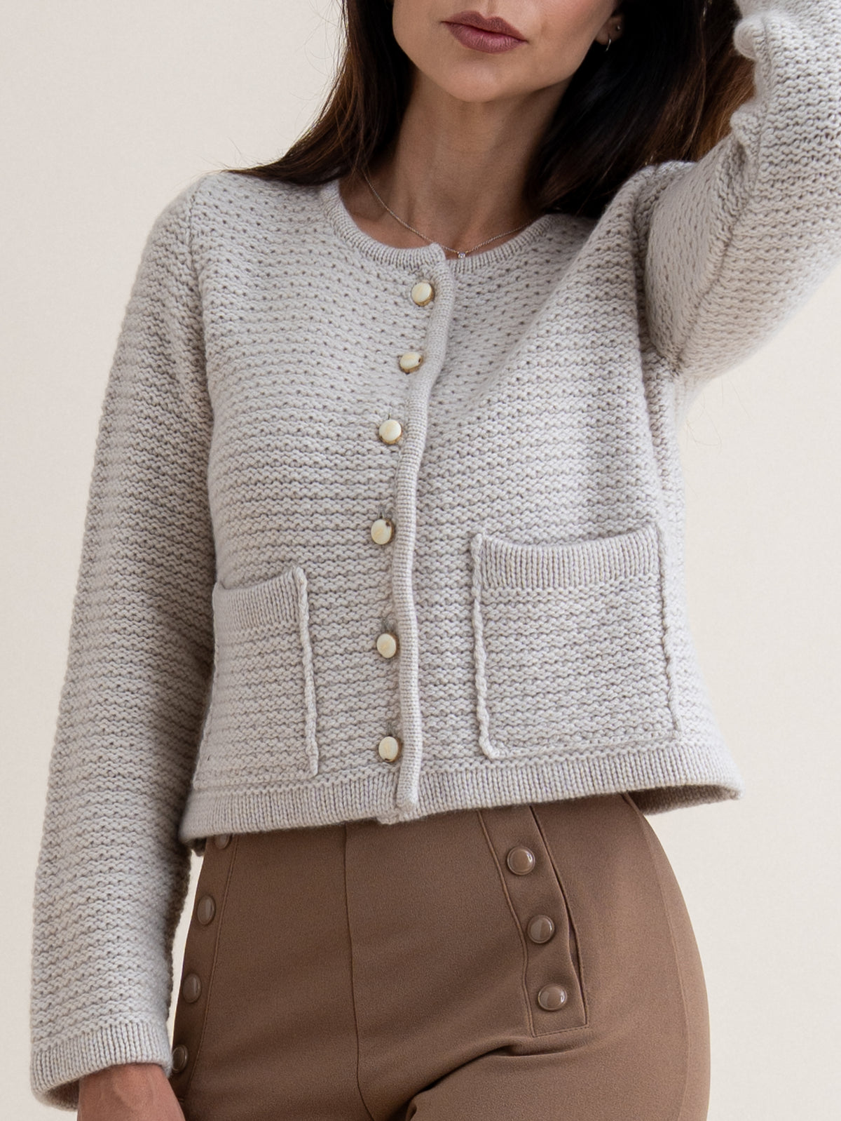 CROPPED JACKET<br>SWANSDOWN
