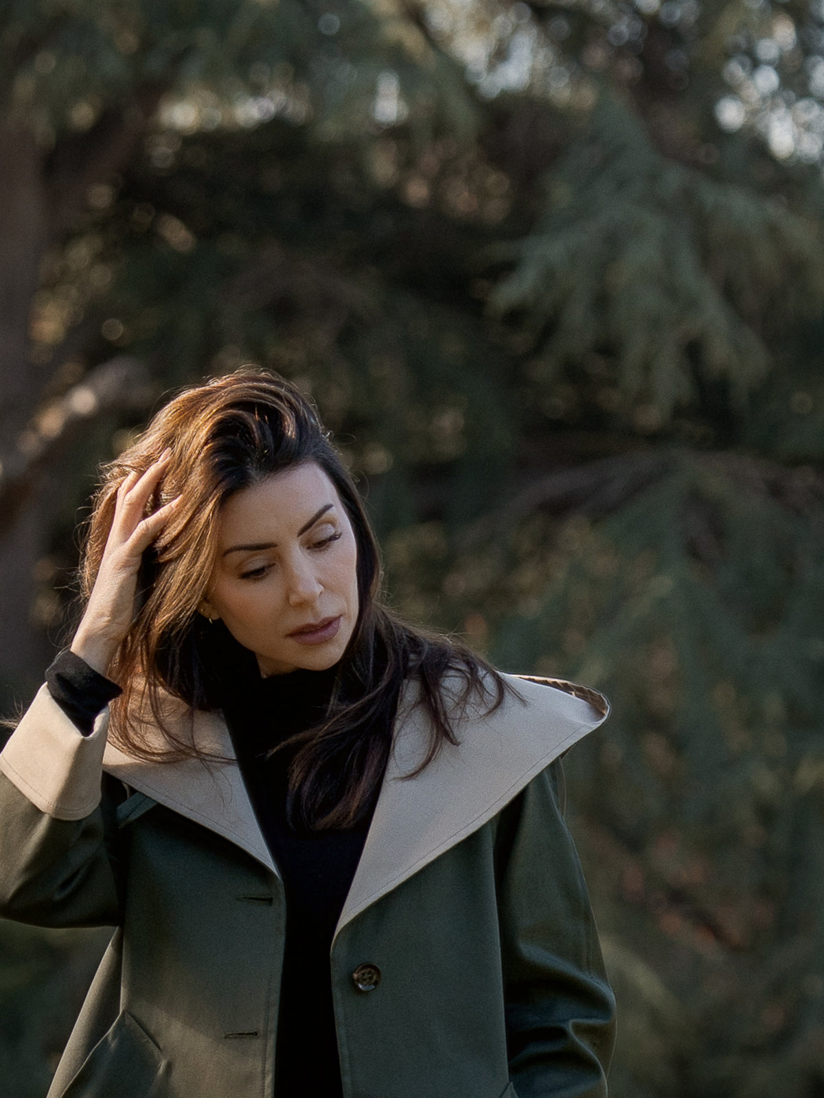 THE DUSTER MAC<br>OLIVE
