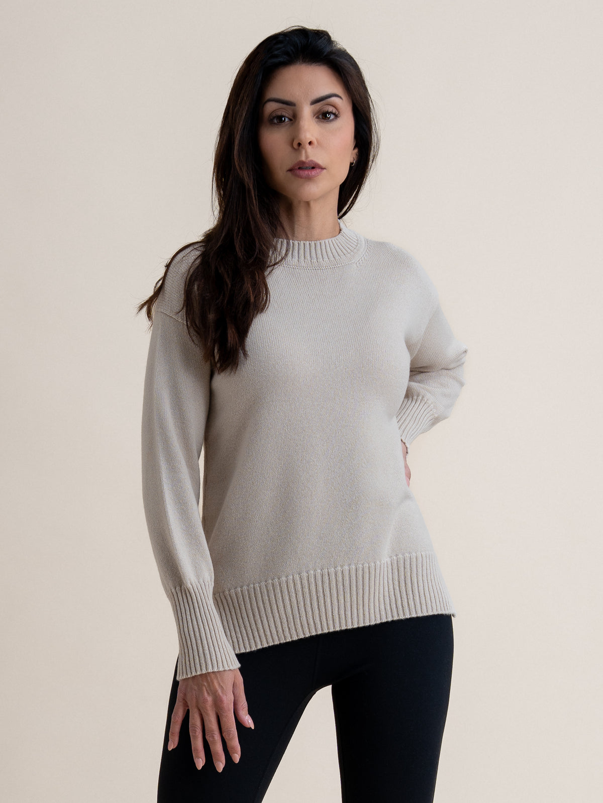 CREWNECK A-LINE<br>SHORE