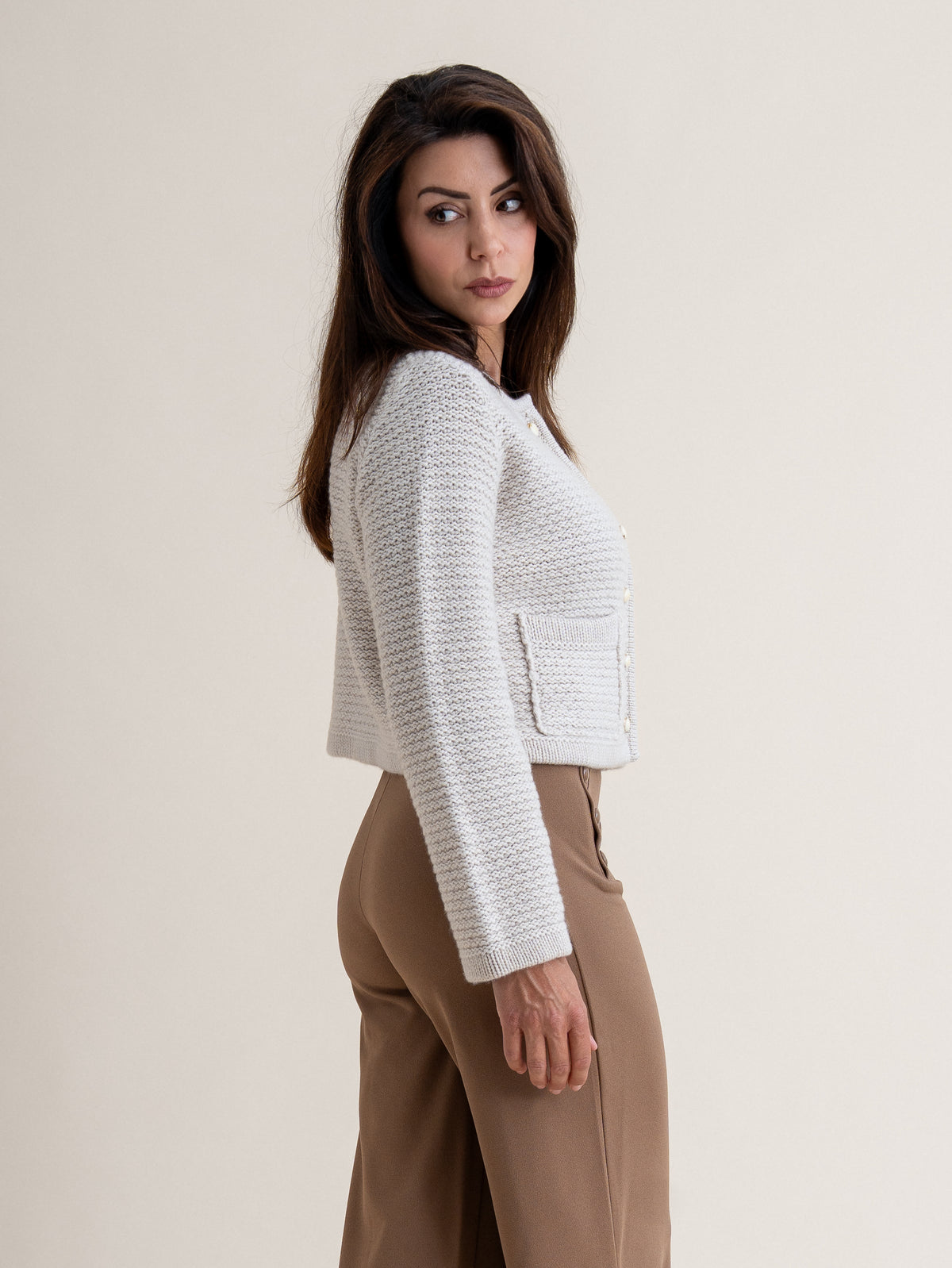 CROPPED JACKET<br>SWANSDOWN
