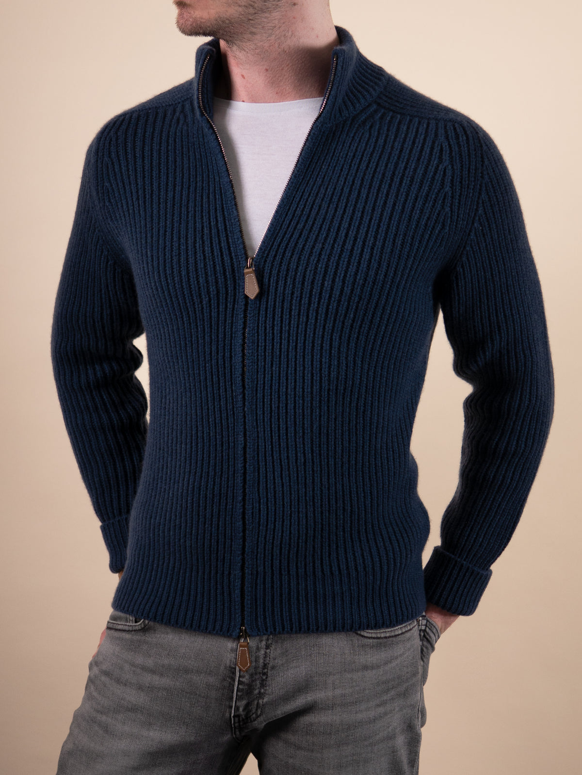 FULL ZIP&lt;br&gt;FRENCH NAVY
