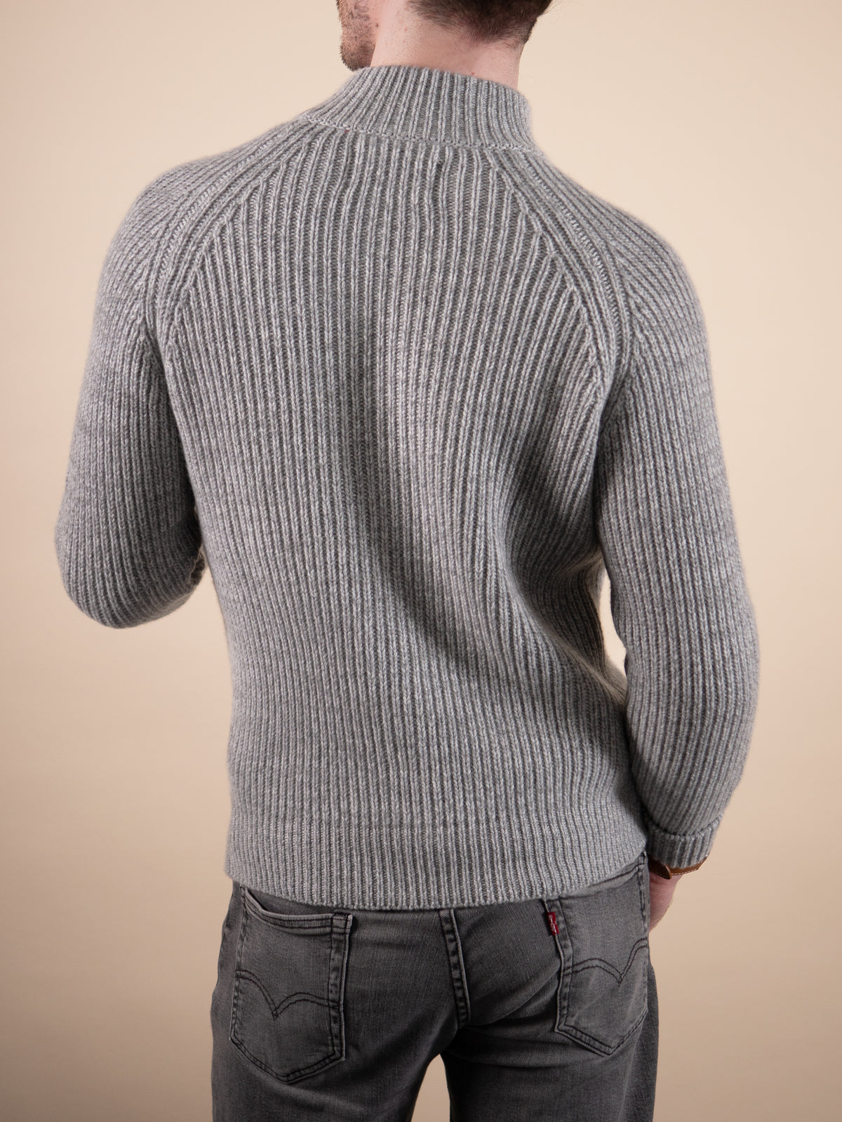 FULL ZIP&lt;br&gt;GREY MARL