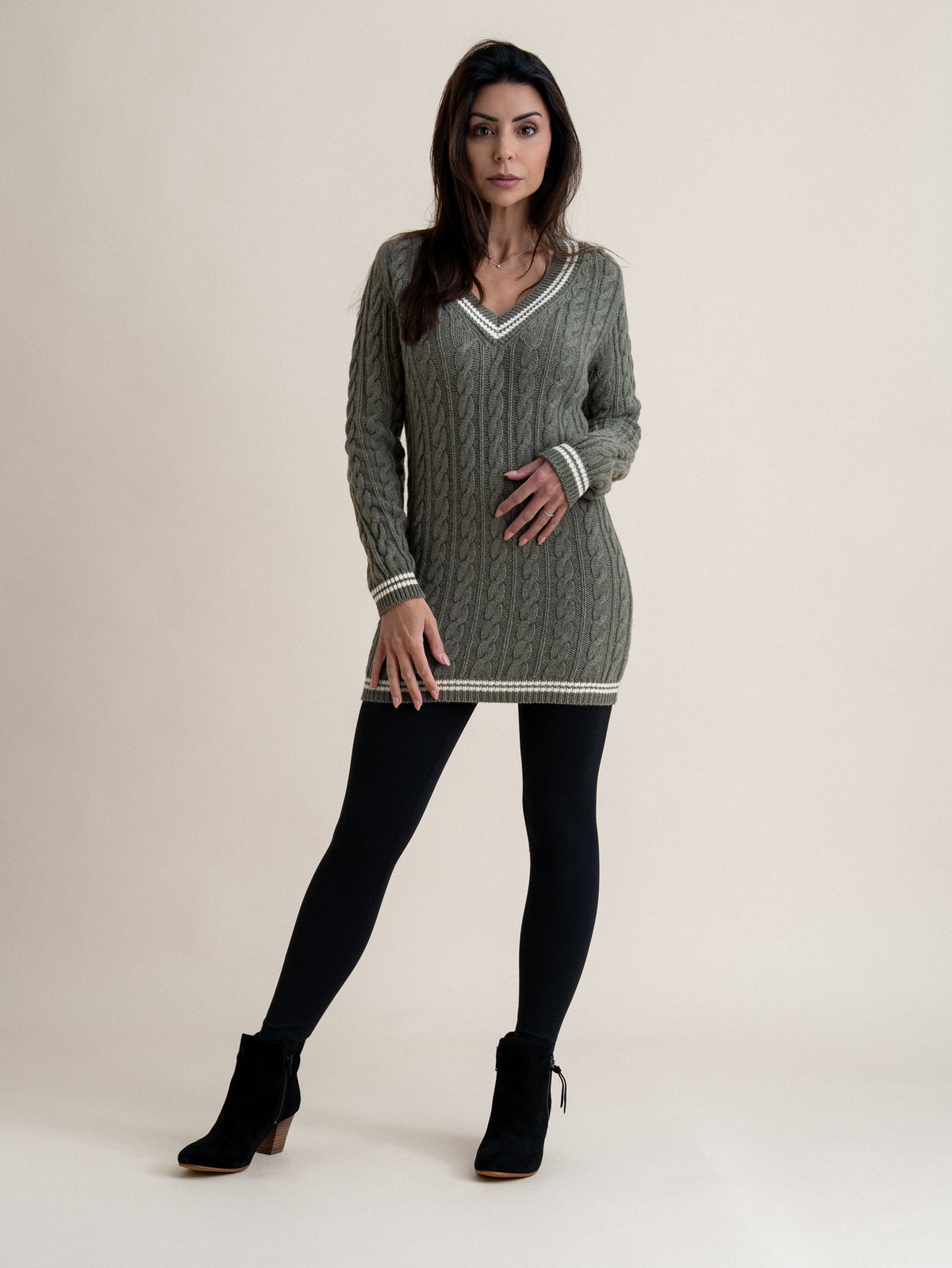 CRICKET DRESS&lt;br&gt;MOSS