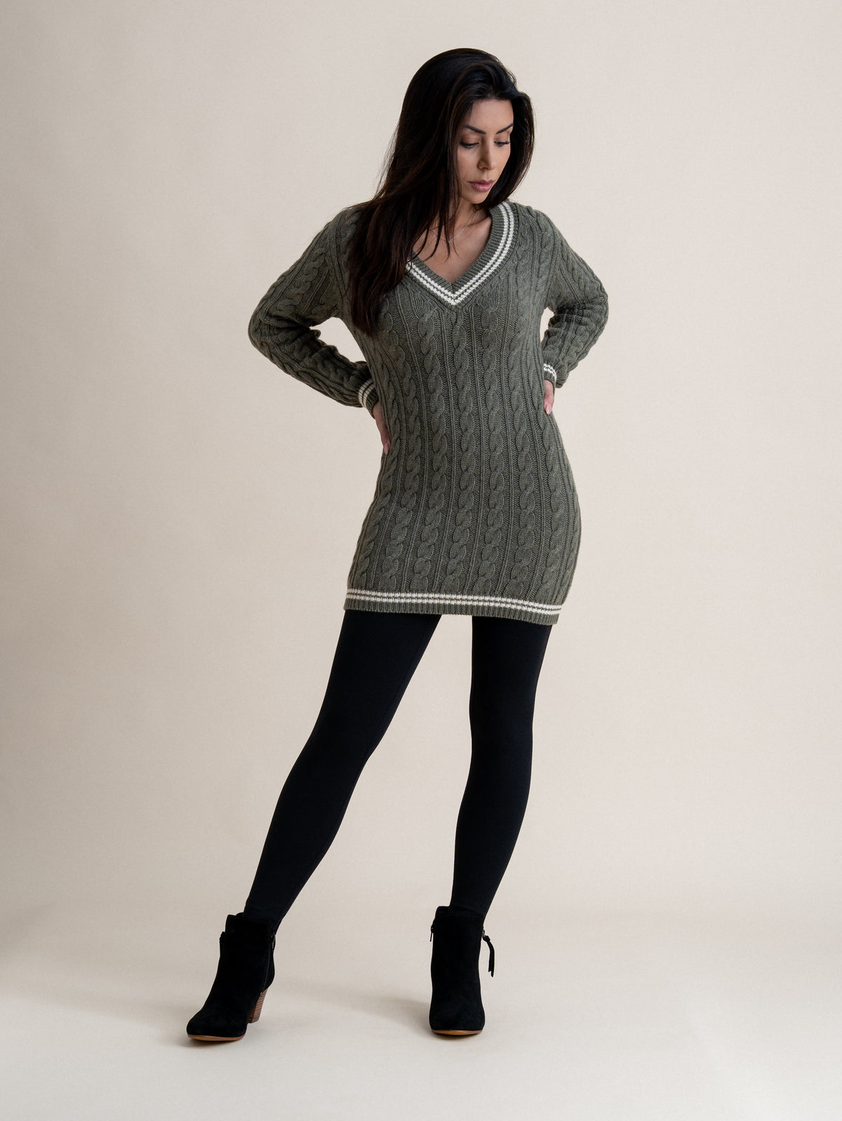 CRICKET DRESS&lt;br&gt;MOSS