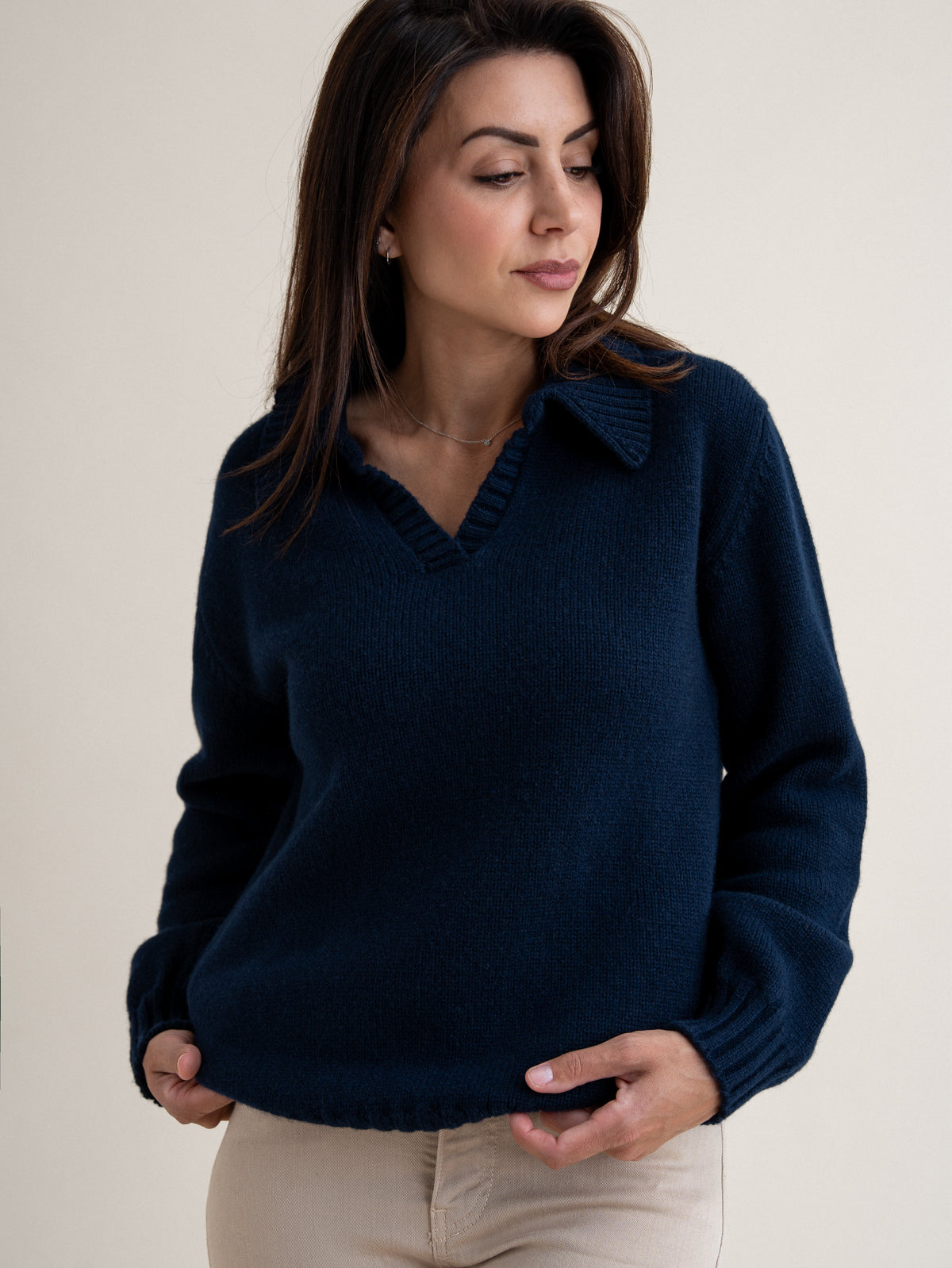 SKIPPER COLLAR<br>NAVY
