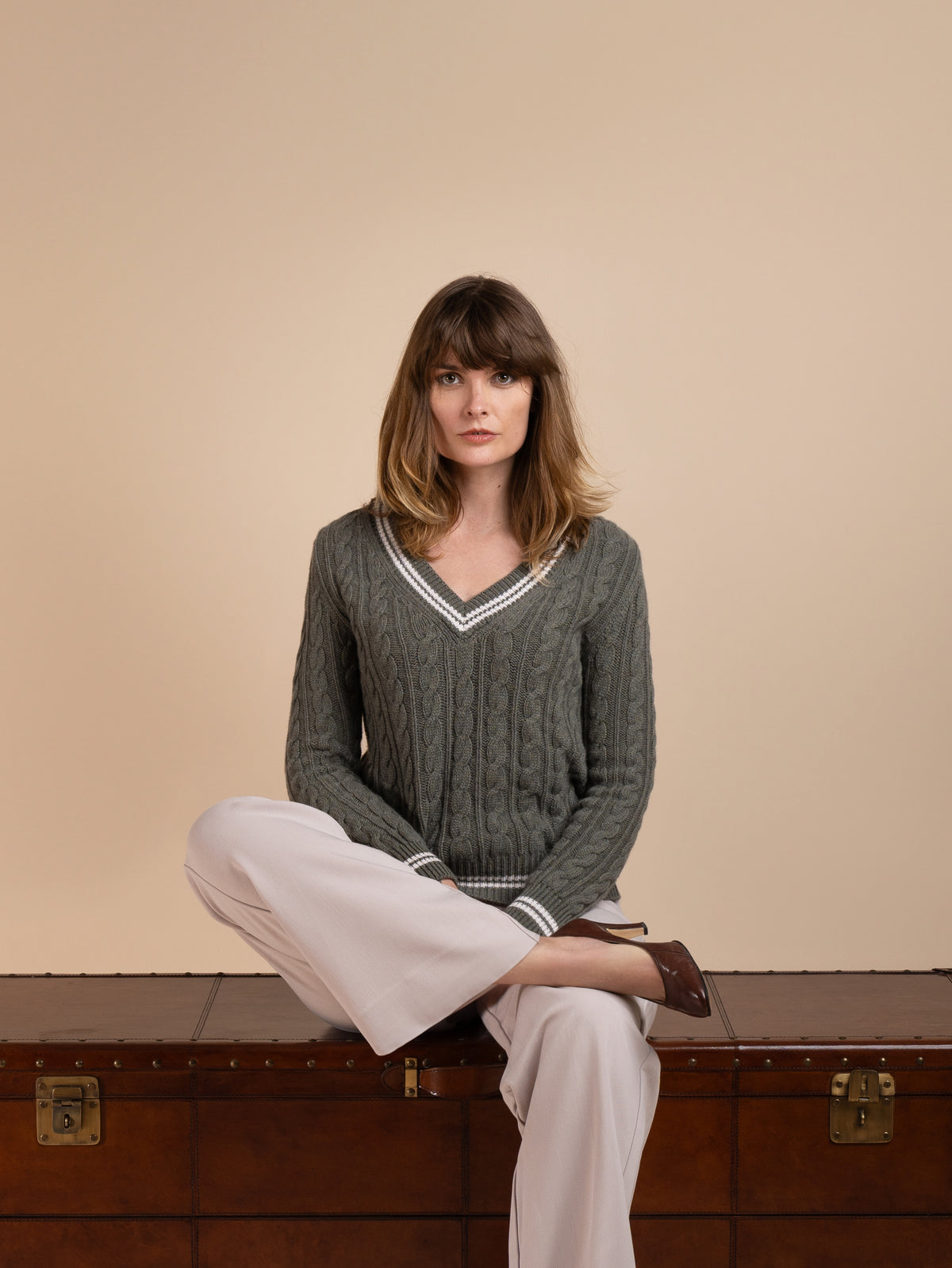 CRICKET SWEATER&lt;br&gt;MOSS